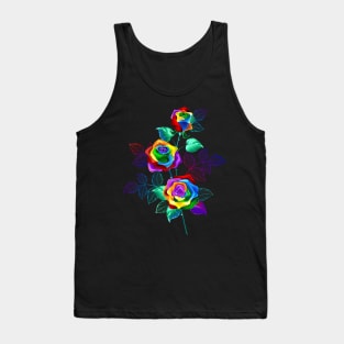 Branch with Rainbow Roses Tank Top